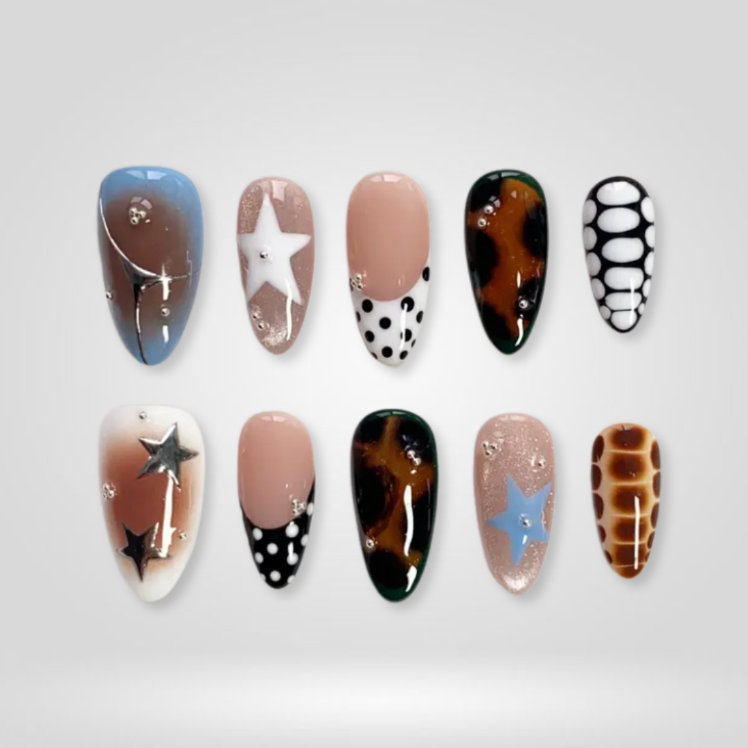 Rose Mirror press-on nails