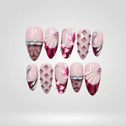 Wonderfall Floral Collection – Autumn Press-On Nails