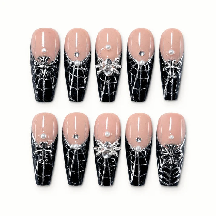 Haunted Web Collection Halloween Press-On Nails