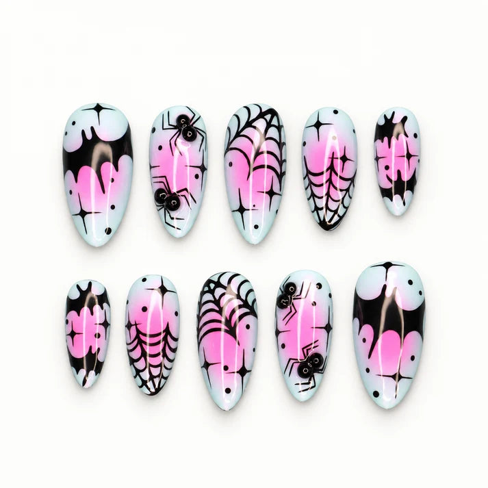Web of Horrors Halloween Press-On Nails