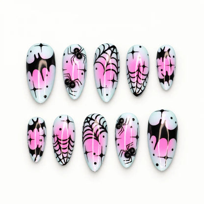 Web of Horrors Halloween Press-On Nails