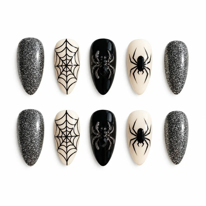 Web of Horrors Halloween Press-On Nails