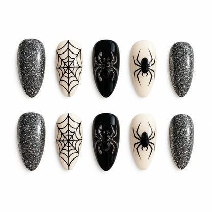 Web of Horrors Halloween Press-On Nails