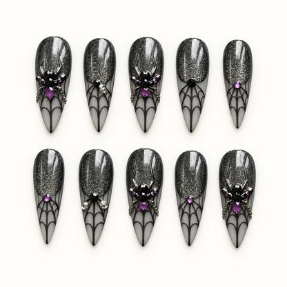 Haunted Web Collection Halloween Press-On Nails