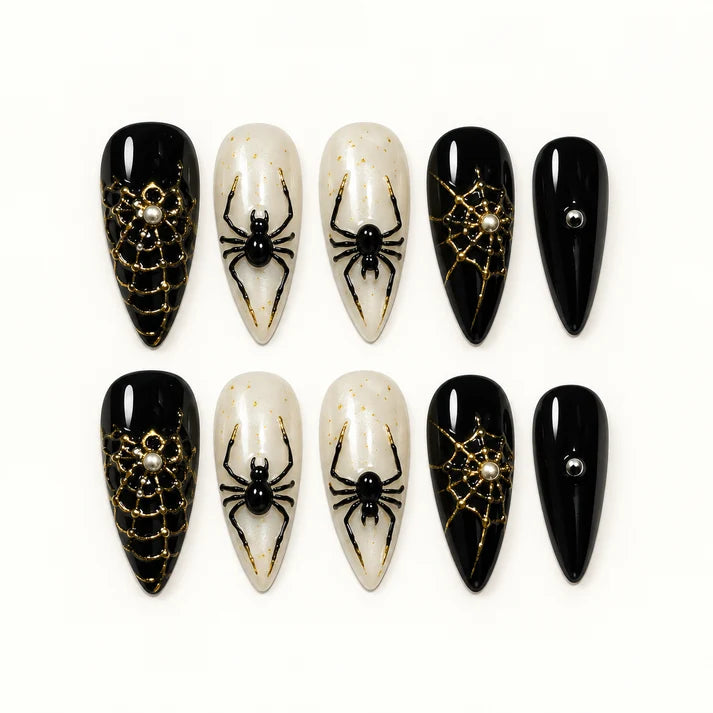 Haunted Web Collection Halloween Press-On Nails