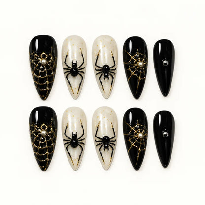 Haunted Web Collection Halloween Press-On Nails