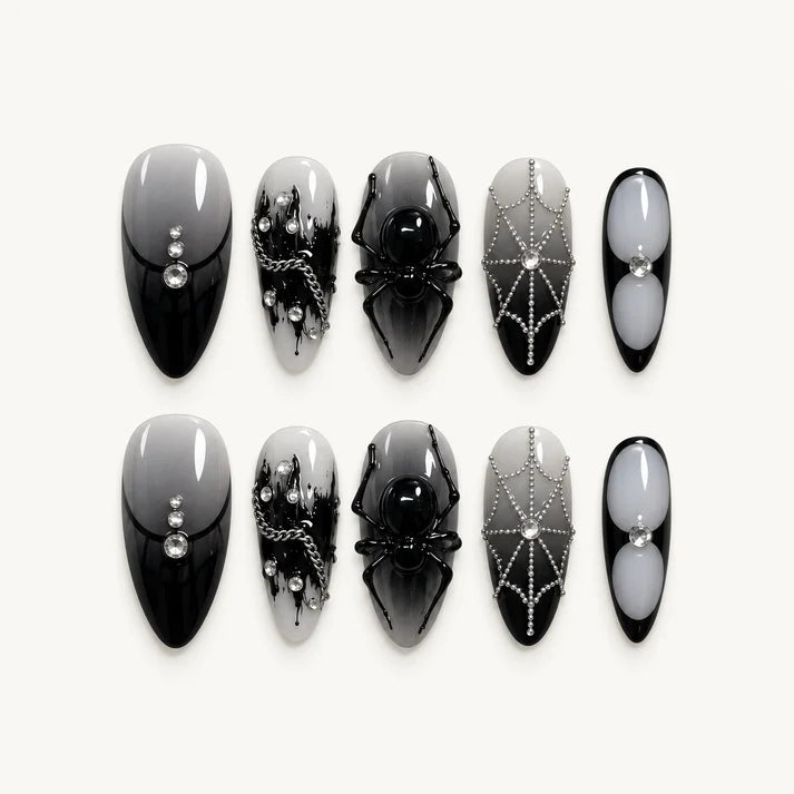 Web of Horrors Halloween Press-On Nails