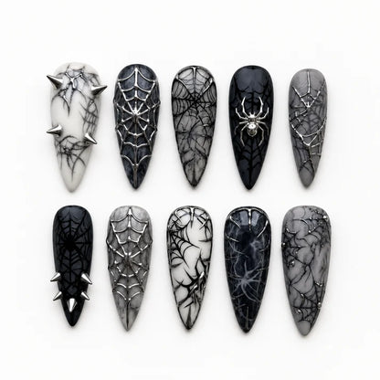 Haunted Web Collection Halloween Press-On Nails