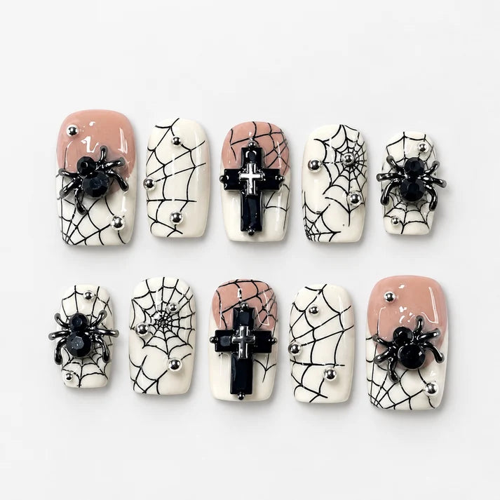 Haunted Web Collection Halloween Press-On Nails