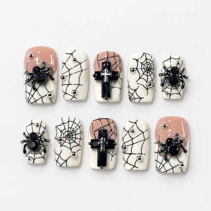 Haunted Web Collection Halloween Press-On Nails