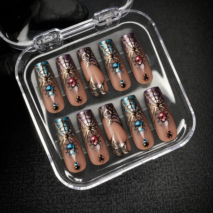 Haunted Web Collection Halloween Press-On Nails