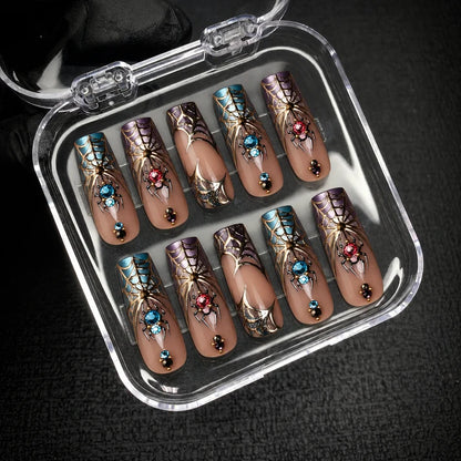 Haunted Web Collection Halloween Press-On Nails