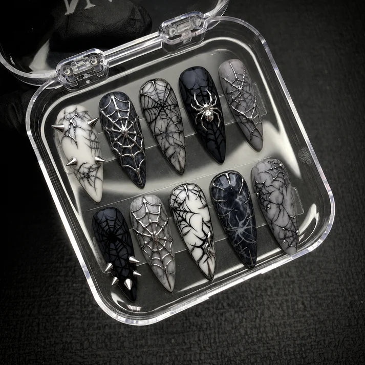 Haunted Web Collection Halloween Press-On Nails