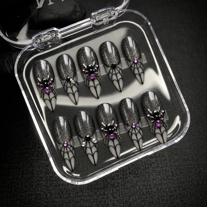 Haunted Web Collection Halloween Press-On Nails
