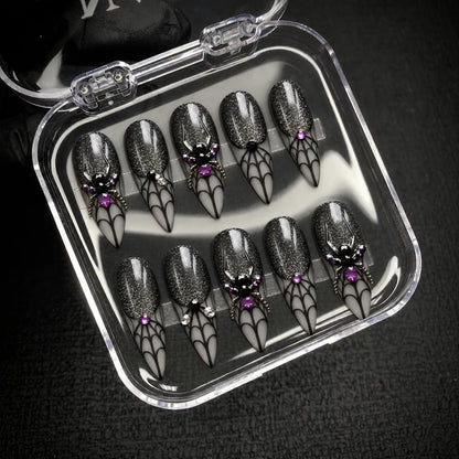 Haunted Web Collection Halloween Press-On Nails