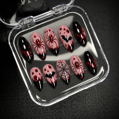 Web of Horrors Halloween Press-On Nails