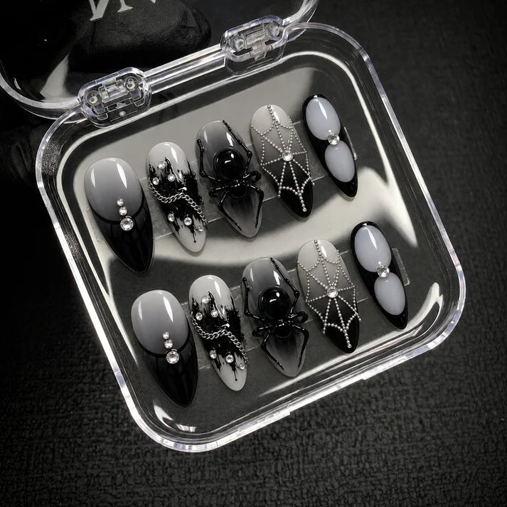 Web of Horrors Halloween Press-On Nails