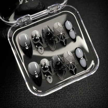 Web of Horrors Halloween Press-On Nails