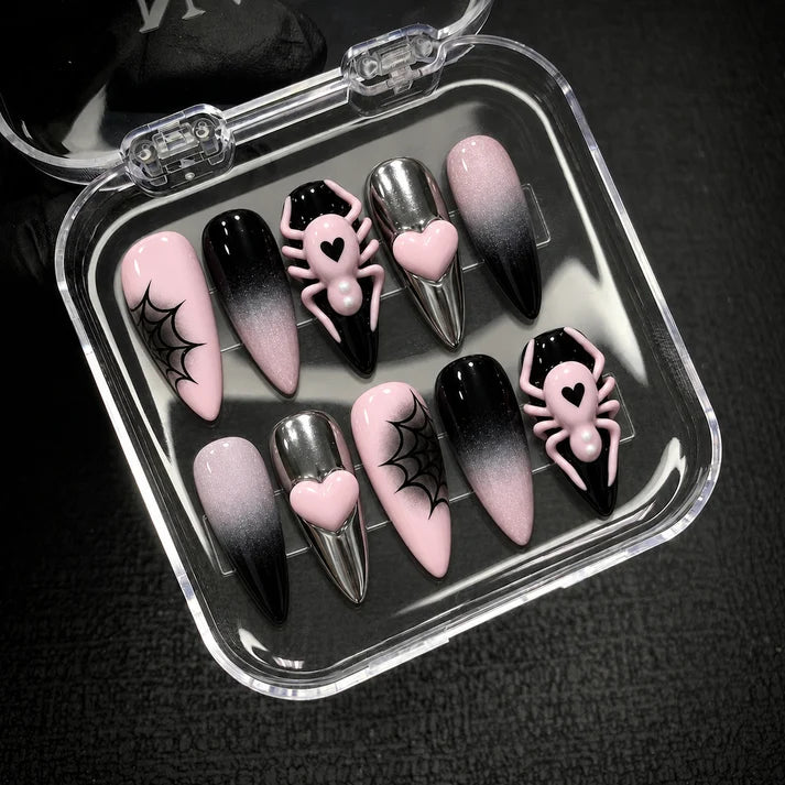 Web of Horrors Halloween Press-On Nails