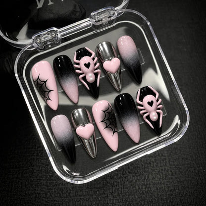Web of Horrors Halloween Press-On Nails