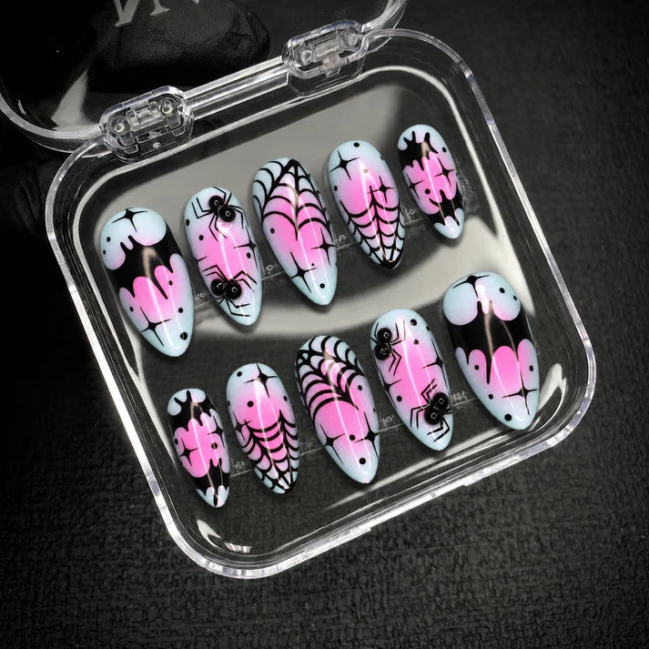 Web of Horrors Halloween Press-On Nails