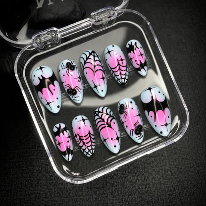Web of Horrors Halloween Press-On Nails