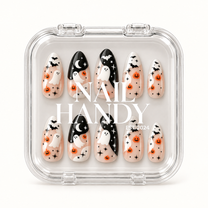 Nail Handy package box for the Moonlit Ghost Parade press-on nail set.