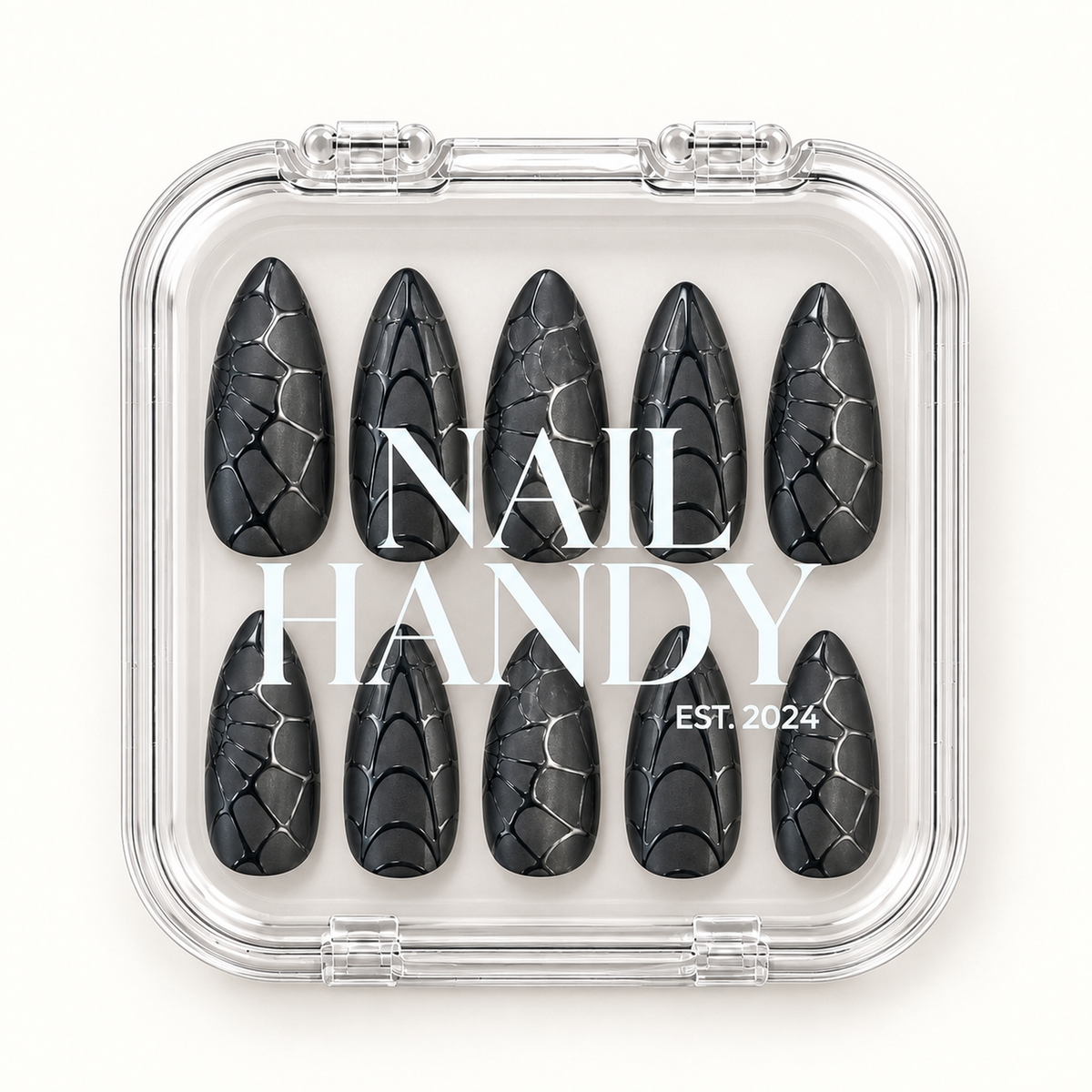 Nail Handy package box for the Midnight Web nail set.