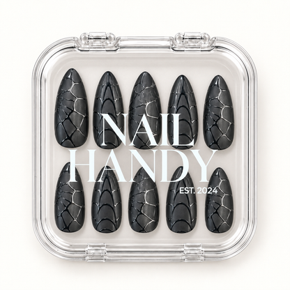 Nail Handy package box for the Midnight Web nail set.