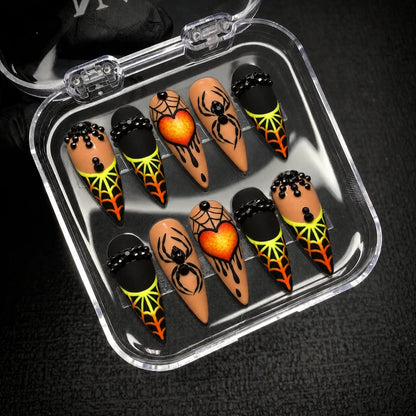 Haunted Web Collection Halloween Press-On Nails
