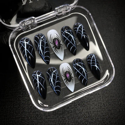 Web of Horrors Halloween Press-On Nails