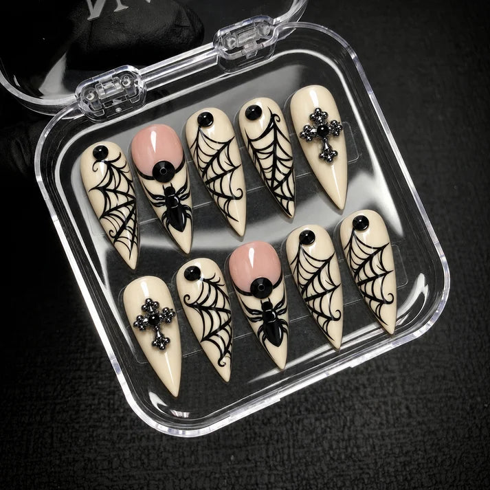 Haunted Web Collection Halloween Press-On Nails