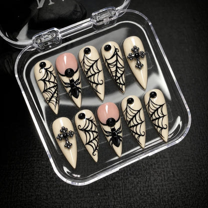 Haunted Web Collection Halloween Press-On Nails