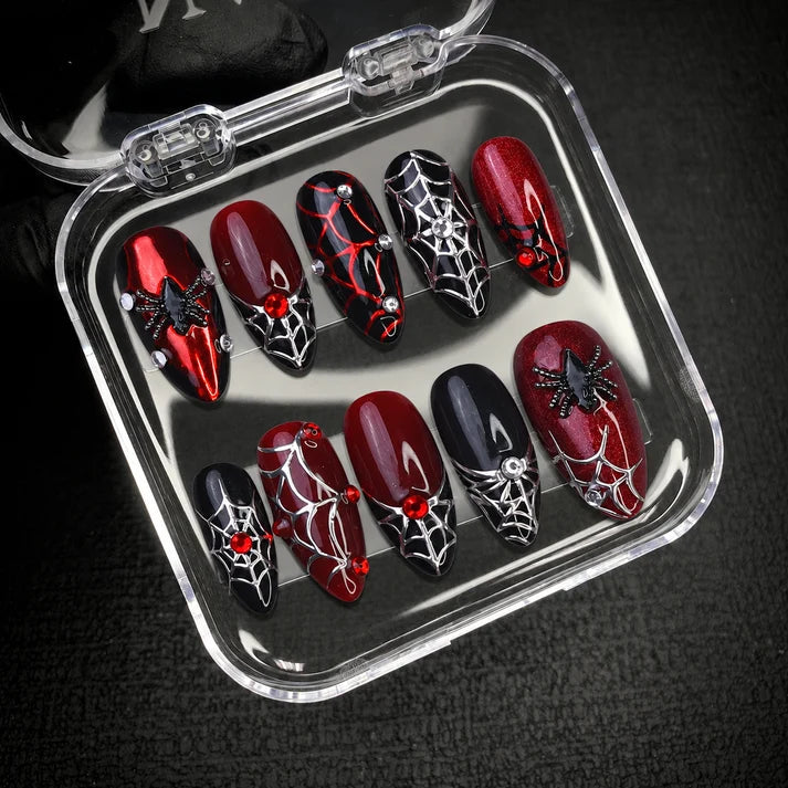 Web of Horrors Halloween Press-On Nails