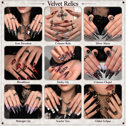 Gothic Relics Collection– Halloween Press-On Nails