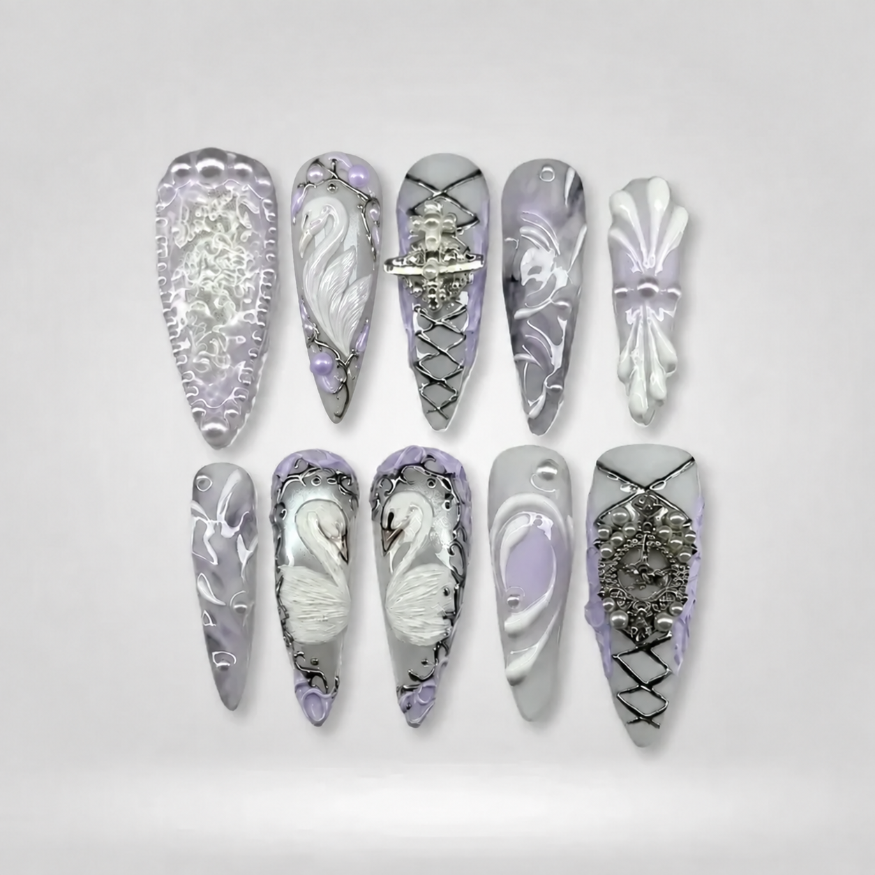 Metallic Rush Press-On Nails