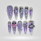 Chrome Crush Press-On Nails