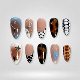Rose Mirror Chrome Press-On Nails