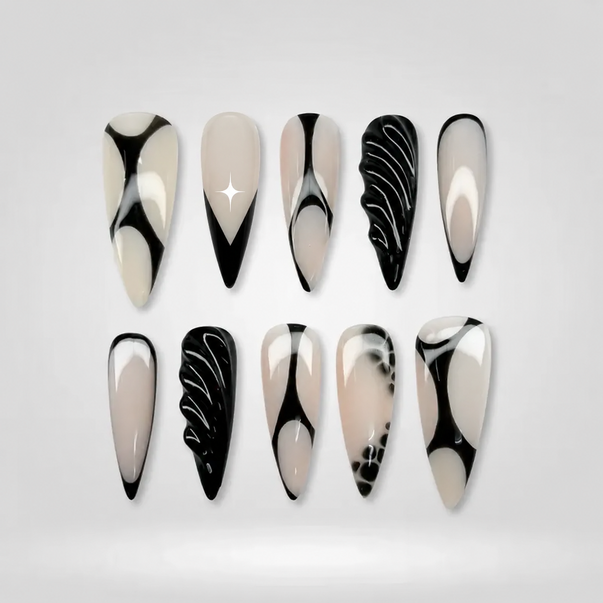Metal Vibe Y2K Press-On Nails