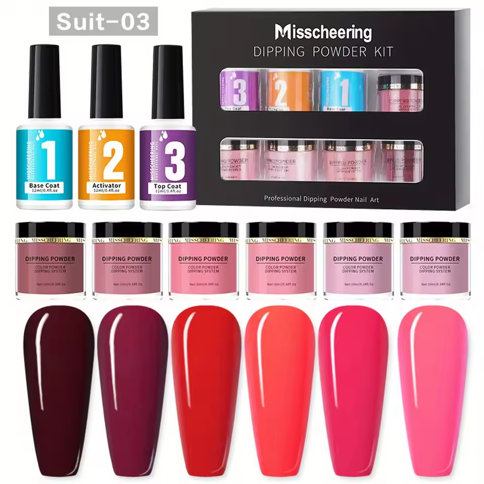 Dip Powder with Base, Activator & Top Coat