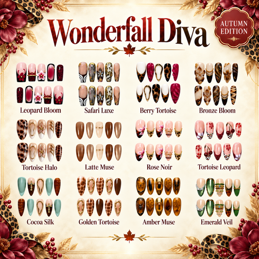 Wonderfall Diva Collection – Autumn Press-On Nails
