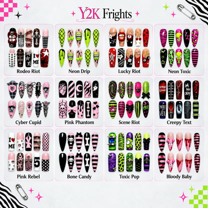 Y2K Frights Collection – Halloween Press-On Nails