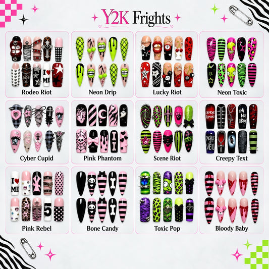 Y2K Frights Collection – Halloween Press-On Nails