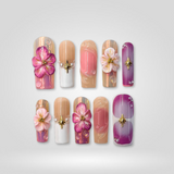 Sakura Shine press-on nails