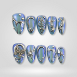Gilded Enchantment press-on nails