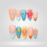 Summer Bliss press-on nails
