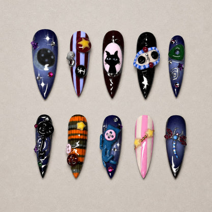 Spooky Halloween 3D Collection – Halloween Press-On Nails