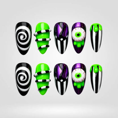 Spooky Halloween 3D Collection – Halloween Press-On Nails