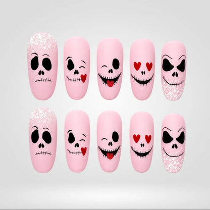 Pink After Dark Collection– Halloween Press-On Nails